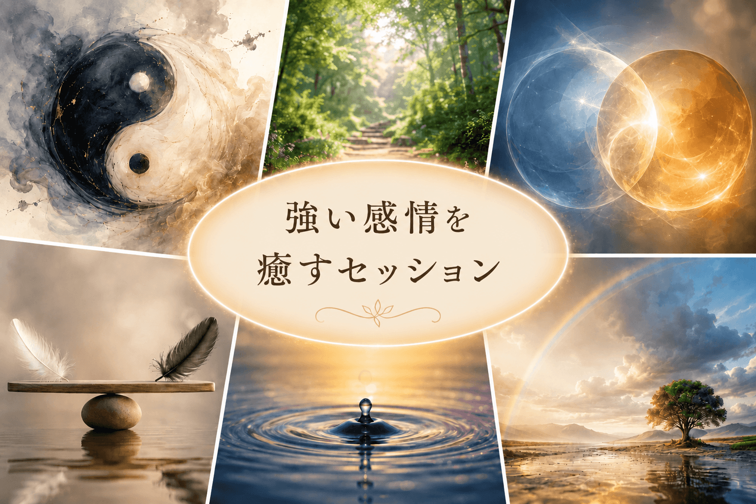 強い感情を癒すセッション