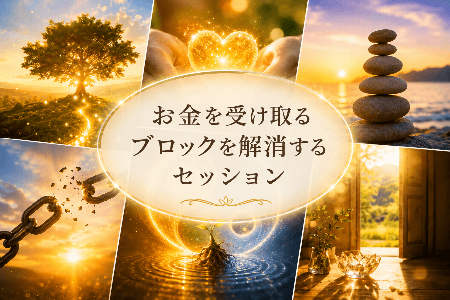お金を受け取るブロックを解消するセッション